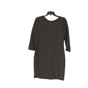 Black and Gold Striped Dress BOX23